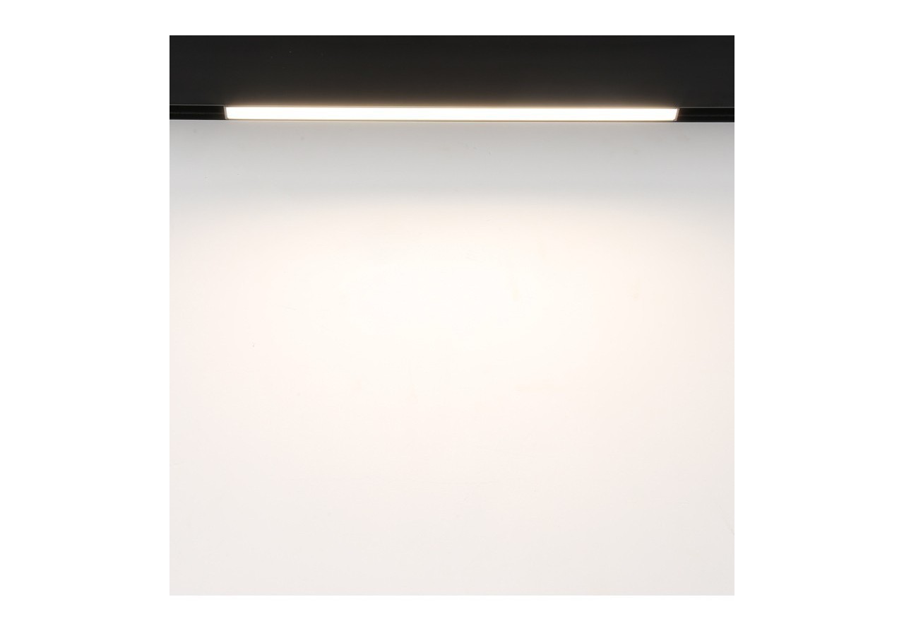 Spot LED linéaire opale sur rail magnétique 48V-20W-Noir - LM-600-N-BN - Barcelona LED