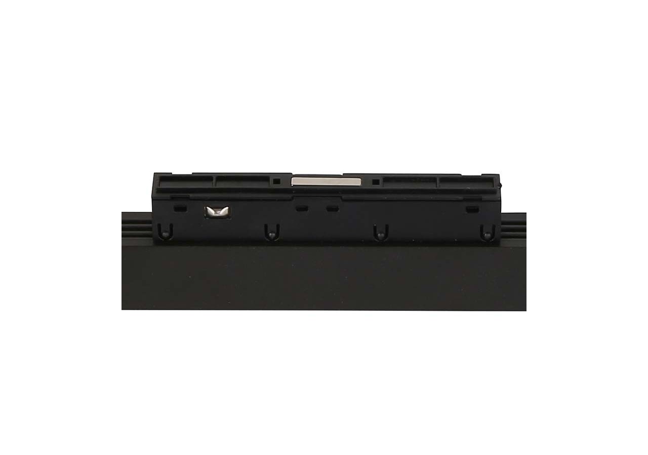 Spot LED linéaire opale sur rail magnétique 48V-20W-Noir - LM-600-N-BN - Barcelona LED