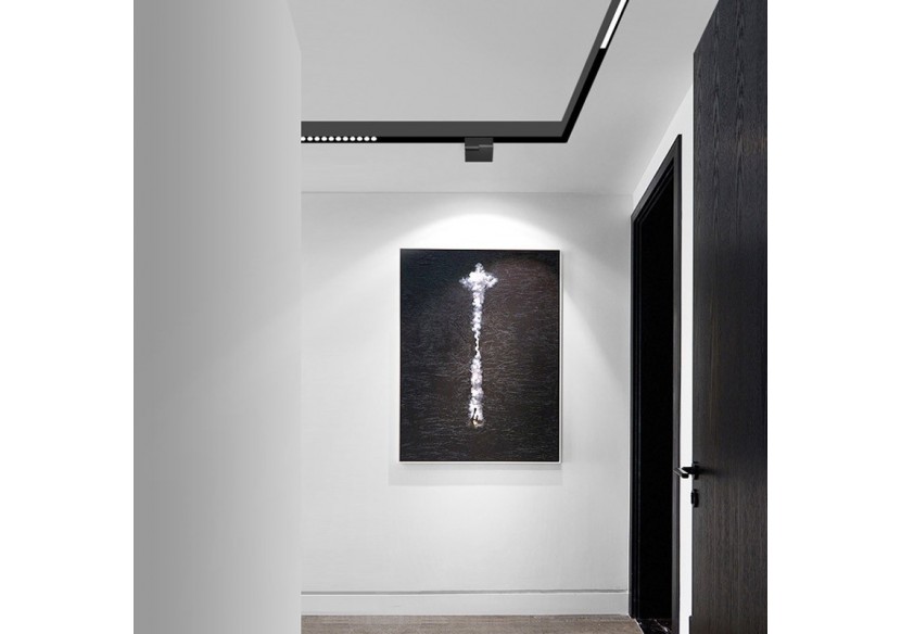 Spot LED linéaire orientable sur rail magnétique 48V-6W-UGR16-Noir - PML-6WU18-N-BN - Barcelona LED Spot LED linéaire orientable sur rail magnétique 48V-6W-UGR16-Noir - PML-6WU18-N-BN - Barcelona LED