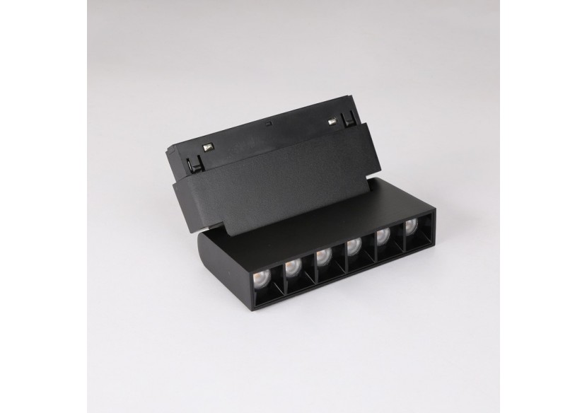 Spot LED linéaire orientable sur rail magnétique 48V-6W-UGR16-Noir - PML-6WU18-N-BN - Barcelona LED Spot LED linéaire orientable sur rail magnétique 48V-6W-UGR16-Noir - PML-6WU18-N-BN - Barcelona LED