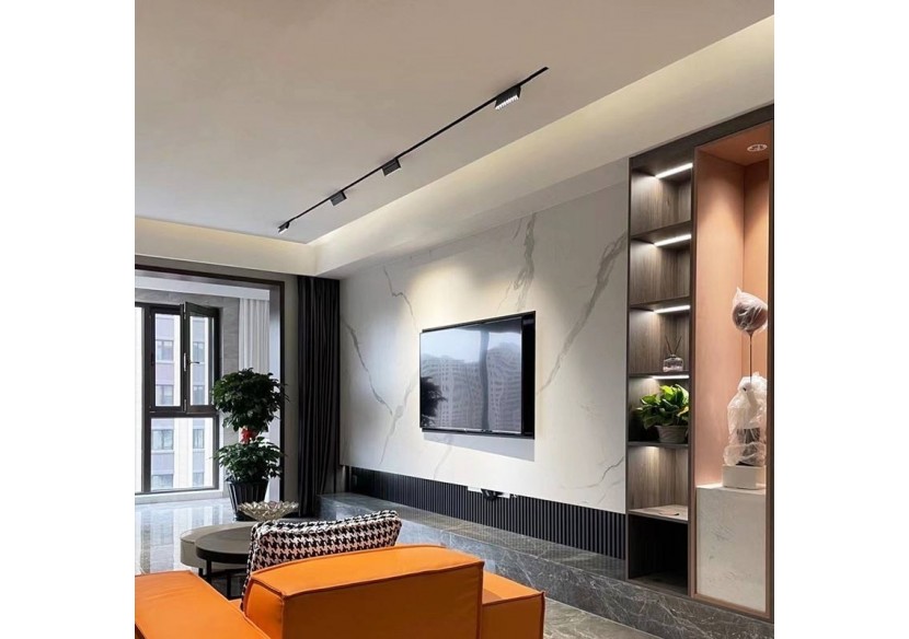 Spot LED linéaire orientable sur rail magnétique 48V-6W-UGR16-Noir - PML-6WU18-N-BN - Barcelona LED Spot LED linéaire orientable sur rail magnétique 48V-6W-UGR16-Noir - PML-6WU18-N-BN - Barcelona LED