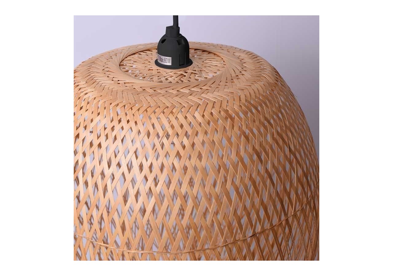 Suspension en rotin "Java" - K180-N - Barcelona LED