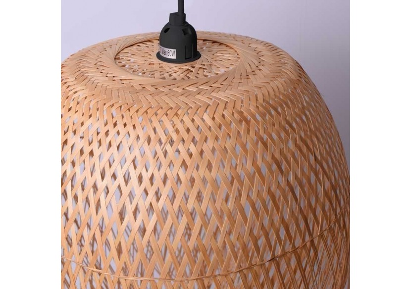 Suspension en rotin "Java" - K180-N - Barcelona LED Suspension en rotin "Java" - K180-N - Barcelona LED
