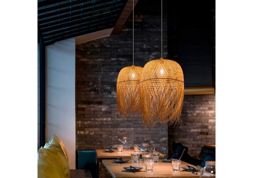 Suspension en rotin "Java" - K180-B - Barcelona LED