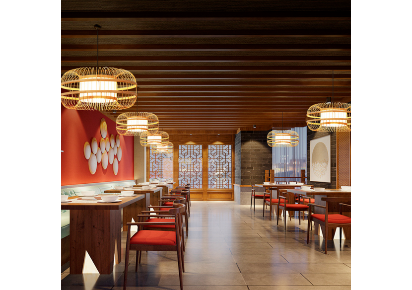 Suspension japonaise en bambou "Kaizen" - K179-N - Barcelona LED