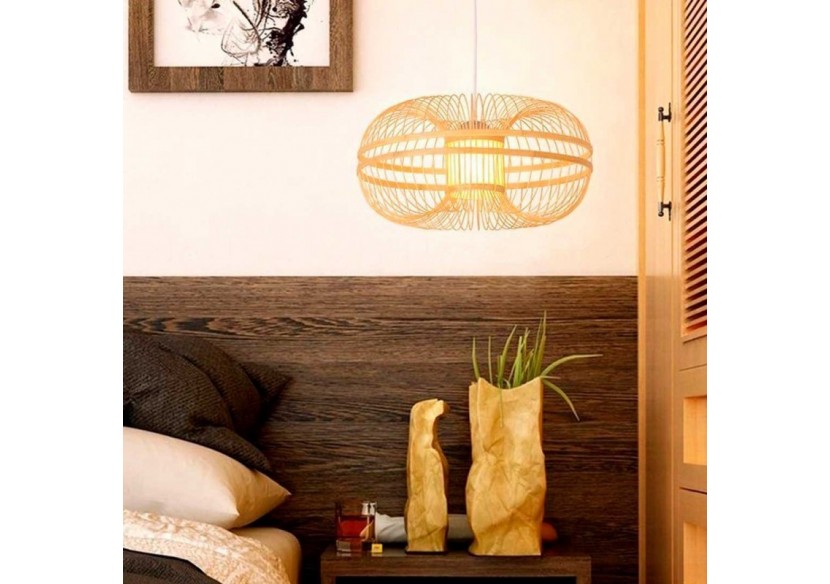 Suspension japonaise en bambou "Kaizen" - K179-B - Barcelona LED