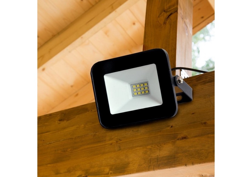 Pack de 10 Projecteurs LED extérieur 10W IP65 ultra plat - K1881-10-BF - Barcelona LED