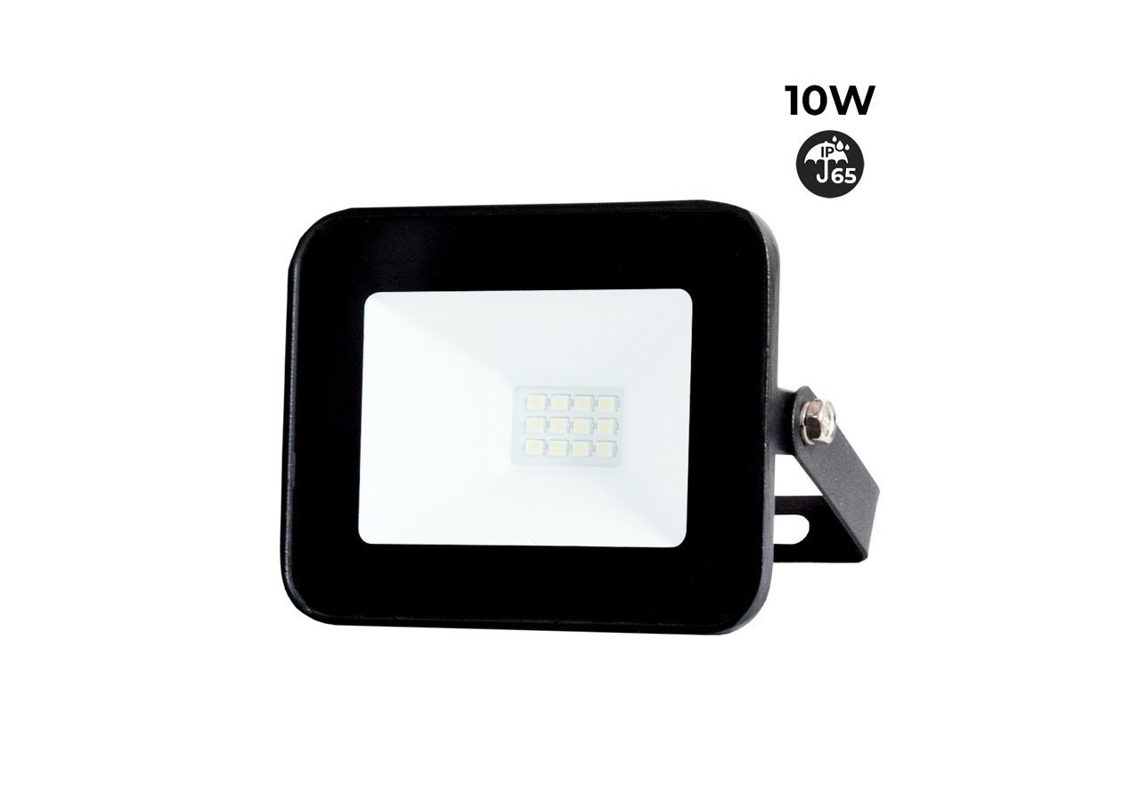 Pack de 10 Projecteurs LED extérieur 10W IP65 ultra plat - K1881-10-BF - Barcelona LED