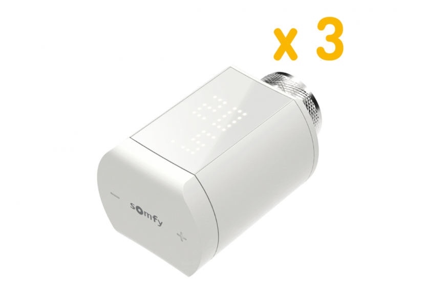 Pack de 3 x têtes thermostatique io : Confort'Mat