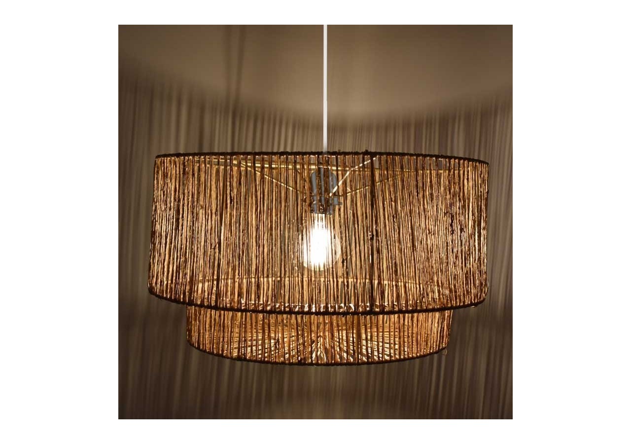 Suspension en fibres de jute "Bali" - K181-B - Barcelona LED