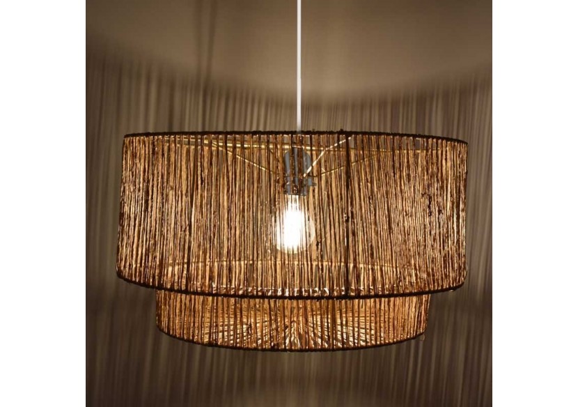 Suspension en fibres de jute "Bali" - K181-B - Barcelona LED