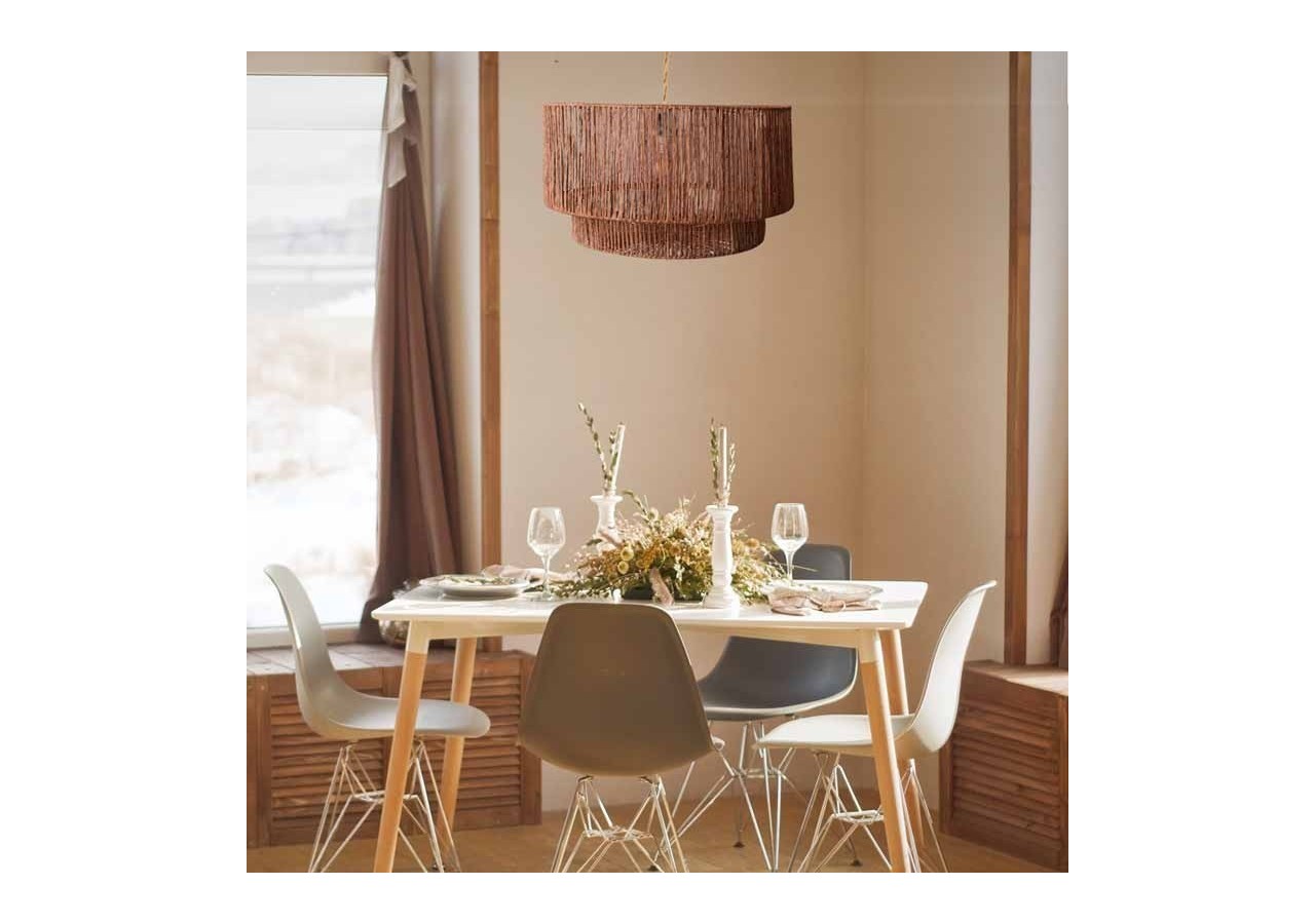 Suspension en fibres de jute "Bali" - K181-CU - Barcelona LED