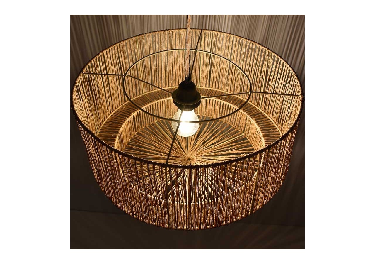 Suspension en fibres de jute "Bali" - K181-CU - Barcelona LED