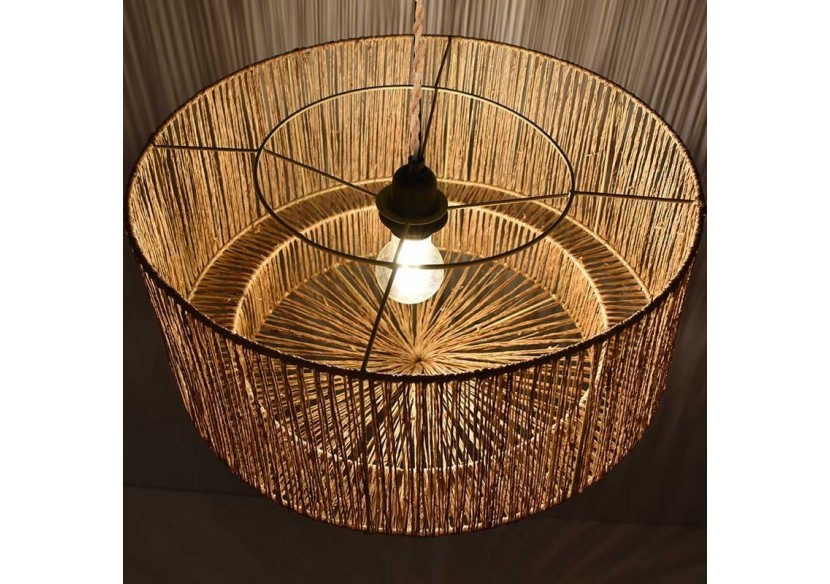 Suspension en fibres de jute "Bali" - K181-CU - Barcelona LED