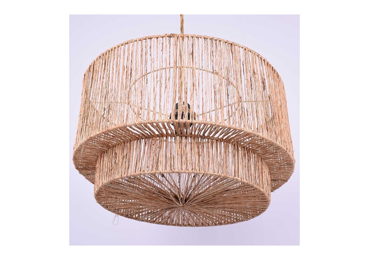 Suspension en fibres de jute "Bali" - K181-CU - Barcelona LED