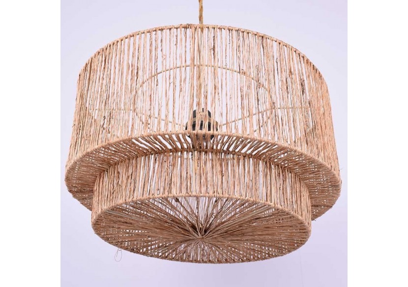 Suspension en fibres de jute "Bali" - K181-CU - Barcelona LED