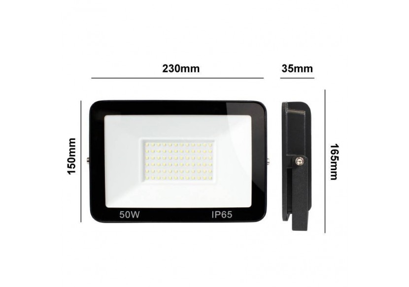 Pack de 10 Projecteurs extérieur LED 50W 4584LM IP65 - K1883-10-BC - Barcelona LED