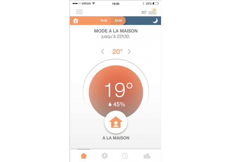 Thermostat connecté filaire v2 : Confort'Mat 2