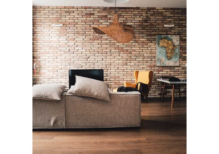 Suspension en osier "Tien" - K183-N - Barcelona LED