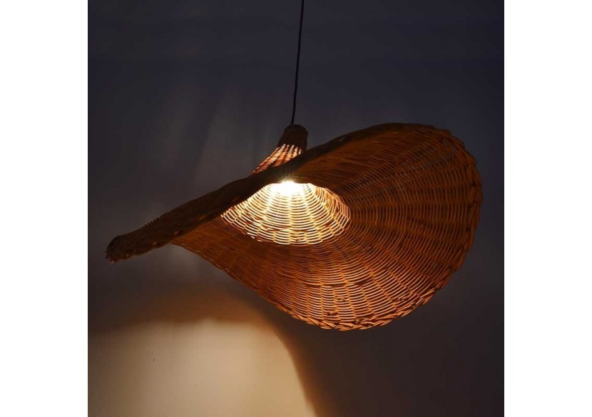 Suspension en osier "Tien" - K183-N - Barcelona LED