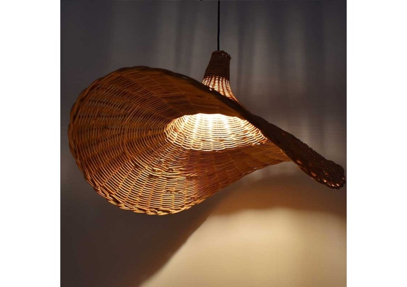 Suspension en osier "Tien" - K183-N - Barcelona LED