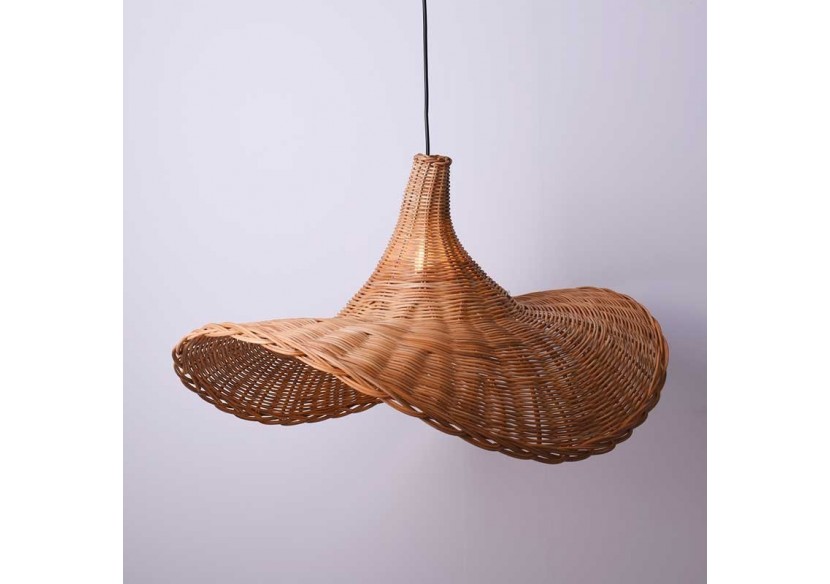 Suspension en osier "Tien" - K183-N - Barcelona LED