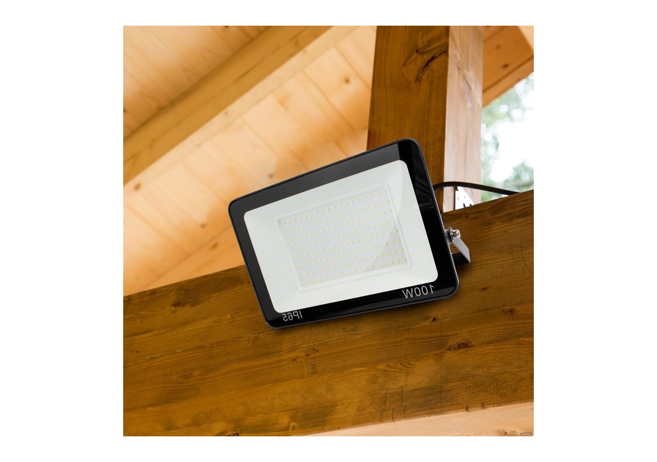 Pack de 10 projecteurs extérieurs LED 100W 7847LM IP65 - K1884-10-BF - Barcelona LED