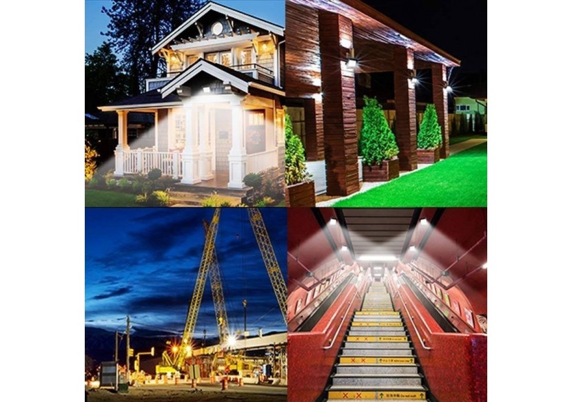 Pack de 10 projecteurs extérieurs LED 100W 7847LM IP65 - K1884-10-BF - Barcelona LED