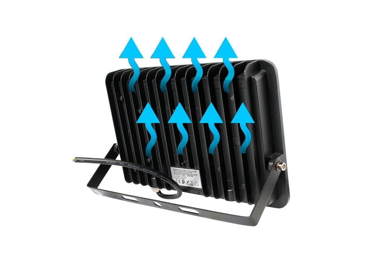 Pack de 10 projecteurs extérieurs LED 100W 7847LM IP65 - K1884-10-BF - Barcelona LED