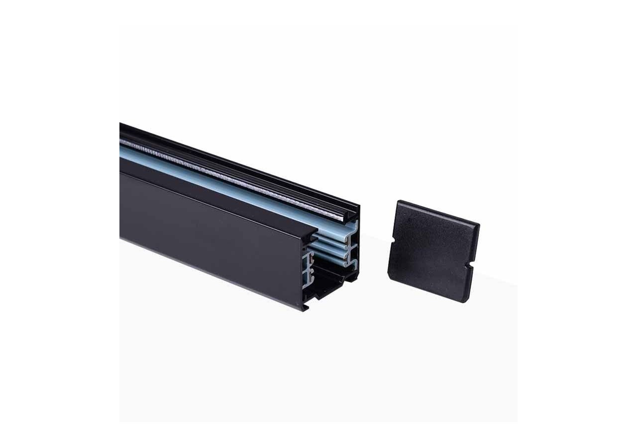 Rail triphasé en saillie pour spots LED-1 mètre - BTT-100-N - Barcelona LED