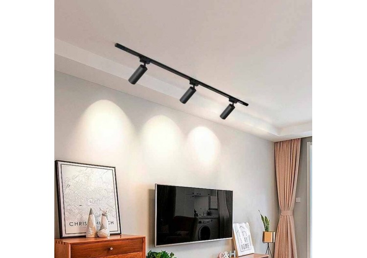 Rail triphasé en saillie pour spots LED-1 mètre - BTT-100-N - Barcelona LED 2