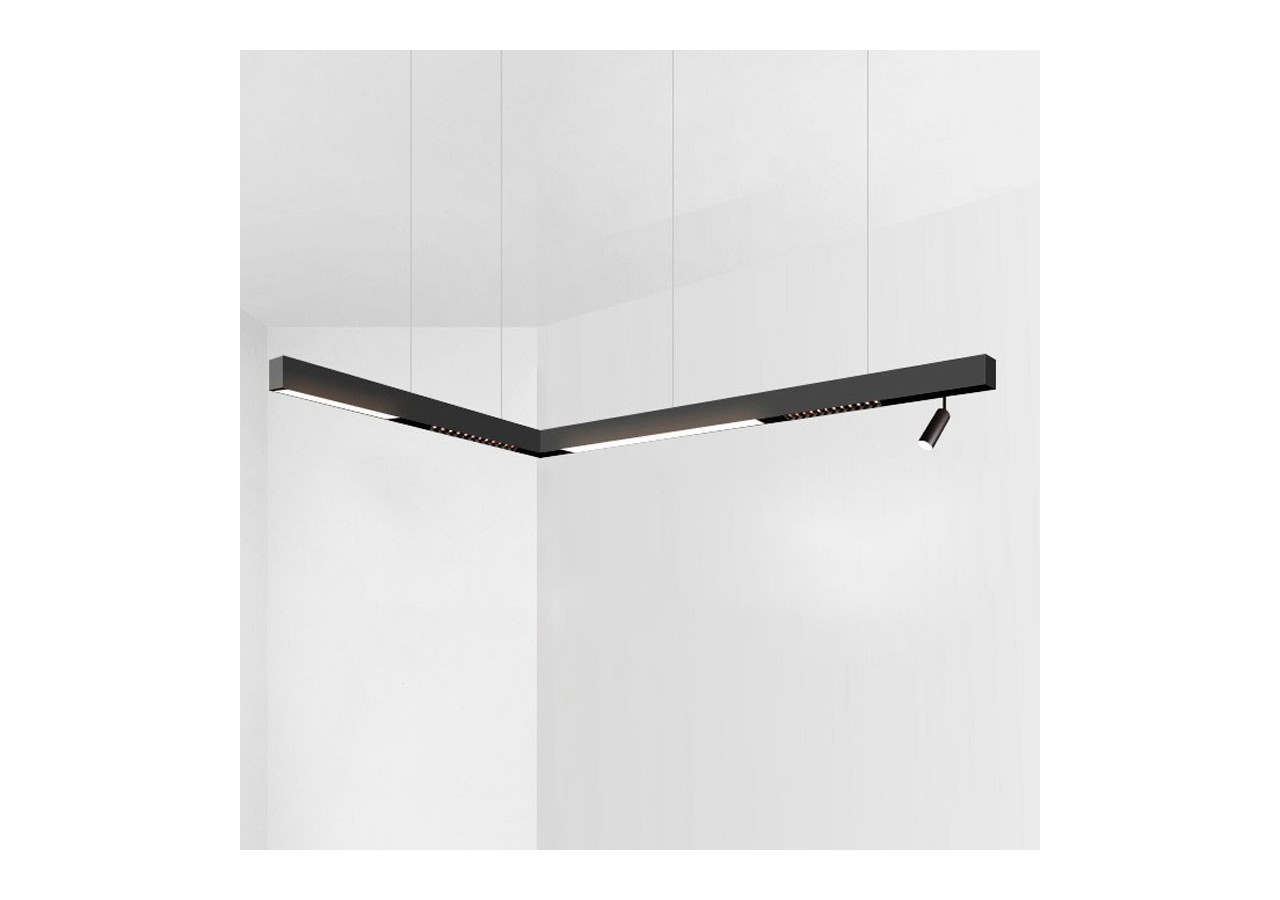 Connecteur d'angle pour rail magnétique 20mm - CM-F-N - Barcelona LED