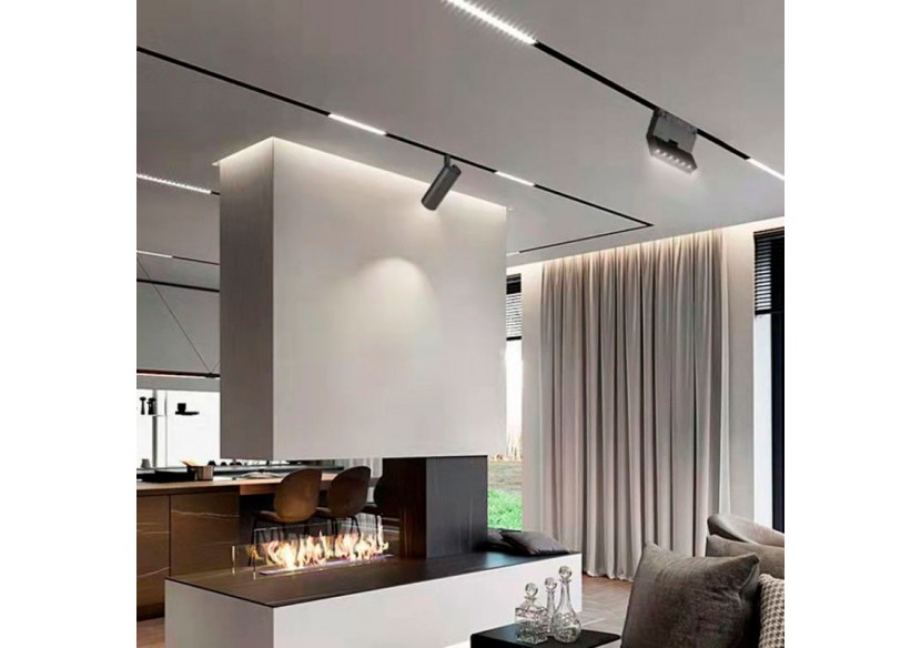 Connecteur linéaire pour rails magnétiques 20mm - CM-R-N - Barcelona LED Connecteur linéaire pour rails magnétiques 20mm - CM-R-N - Barcelona LED