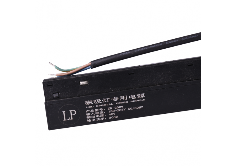 Transformateur pour rail magnétique 20mm 48V -200W - CM-F200W-N - Barcelona LED Transformateur pour rail magnétique 20mm 48V -200W - CM-F200W-N - Barcelona LED