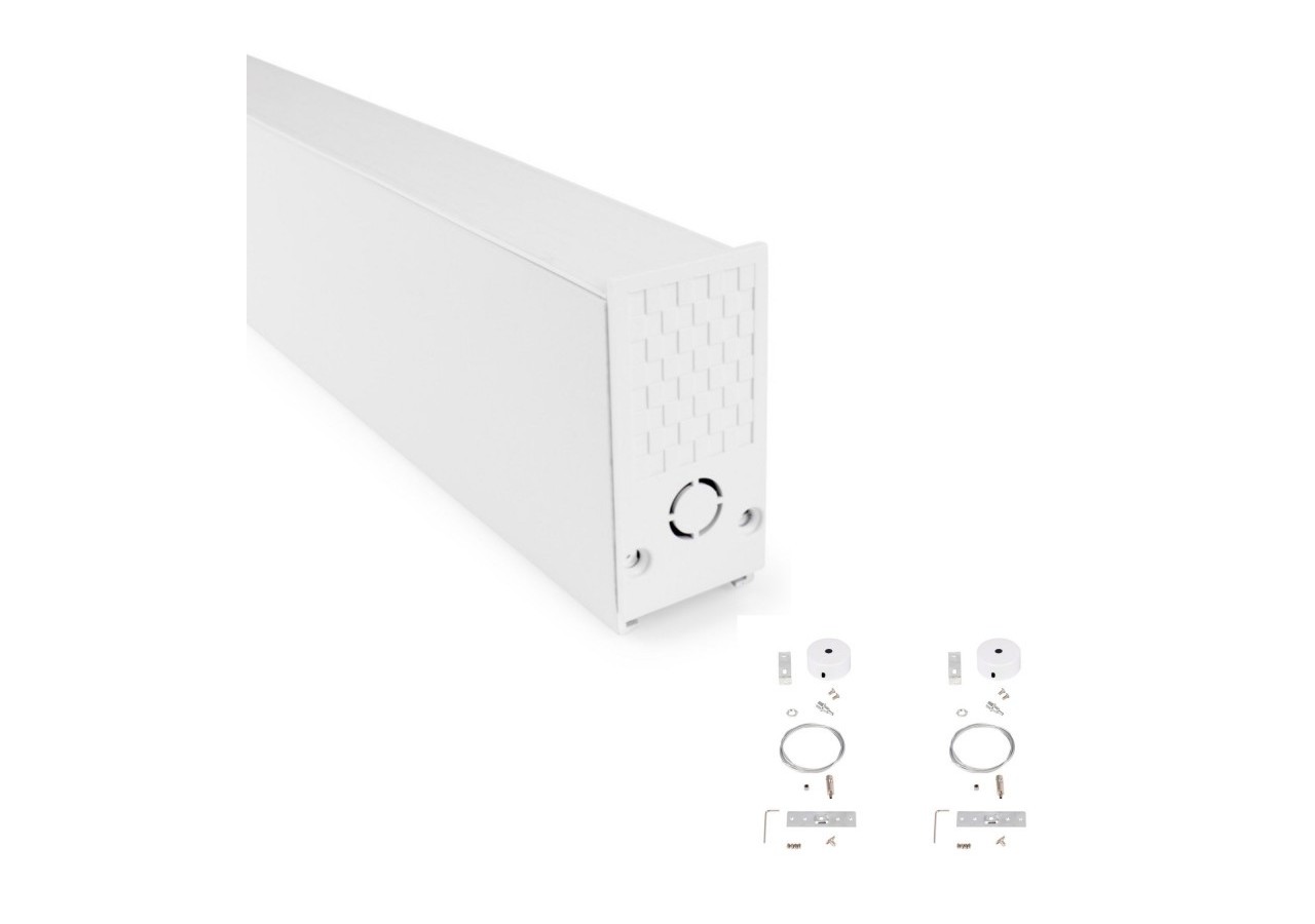 Rail magnétique 48V + kit de suspension-2 mètres - CMC-200-B - Barcelona LED