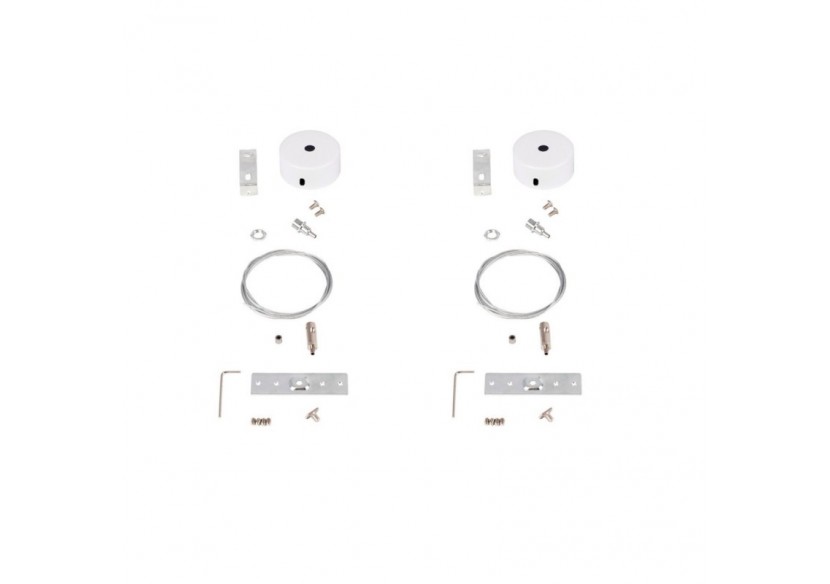 Rail magnétique 48V + kit de suspension-2 mètres - CMC-200-B - Barcelona LED Rail magnétique 48V + kit de suspension-2 mètres - CMC-200-B - Barcelona LED