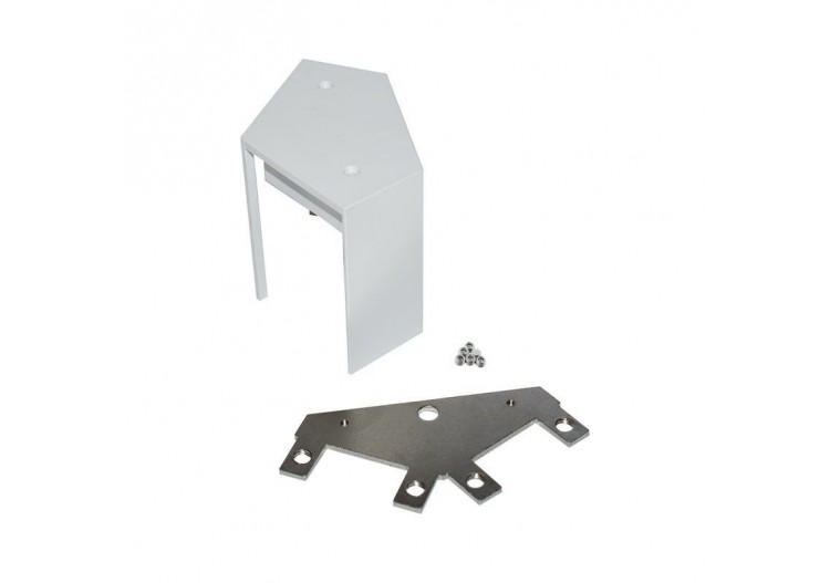 Connecteur d'angle 60 degrés pour suspension LED linéaires-Référence B9010/B9020/B9030 - B9010-160-B - Barcelona LED