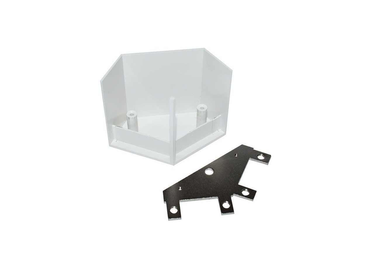 Connecteur d'angle 60 degrés pour suspension LED linéaires-Référence B9010/B9020/B9030 - B9010-160-B - Barcelona LED