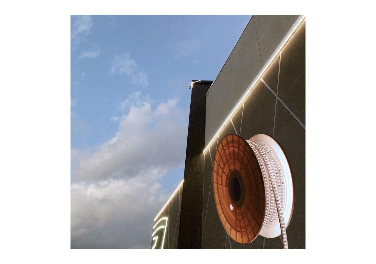 Ruban LED 220V-950W (6000xSMD2835) 12mm-Extérieur(IP67)-Rouleau 50 mètres-Sécable tous les 10cm - B1550-50-BN - Barcelona LED
