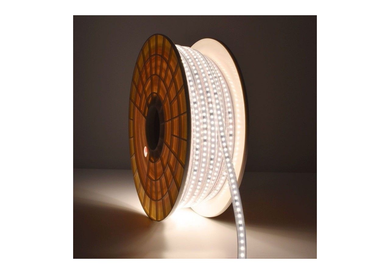 Ruban LED 220V-950W (6000xSMD2835) 12mm-Extérieur(IP67)-Rouleau 50 mètres-Sécable tous les 10cm - B1550-50-BN - Barcelona LED