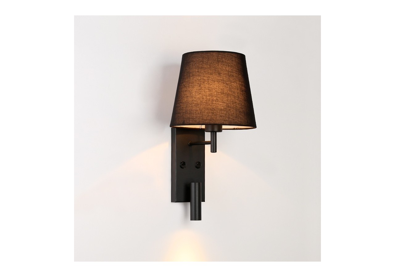 Applique murale "NOAH" avec liseuse LED-3,4W - L2032-N - Barcelona LED