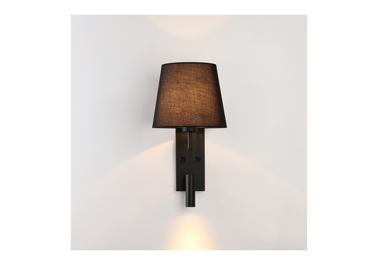 Applique murale "NOAH" avec liseuse LED-3,4W - L2032-N - Barcelona LED