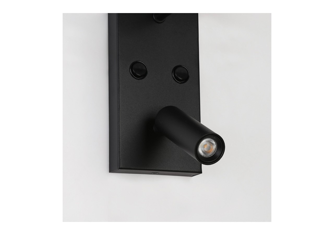 Applique murale "NOAH" avec liseuse LED-3,4W - L2032-N - Barcelona LED