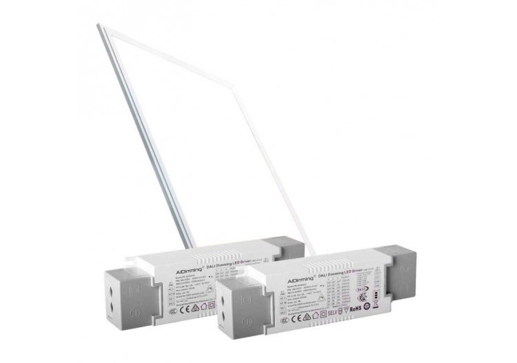 Panneau LED encastrable 120x60-Dimmable DALI-72W-UGR19 - K5234-DALI-BF - Barcelona LED