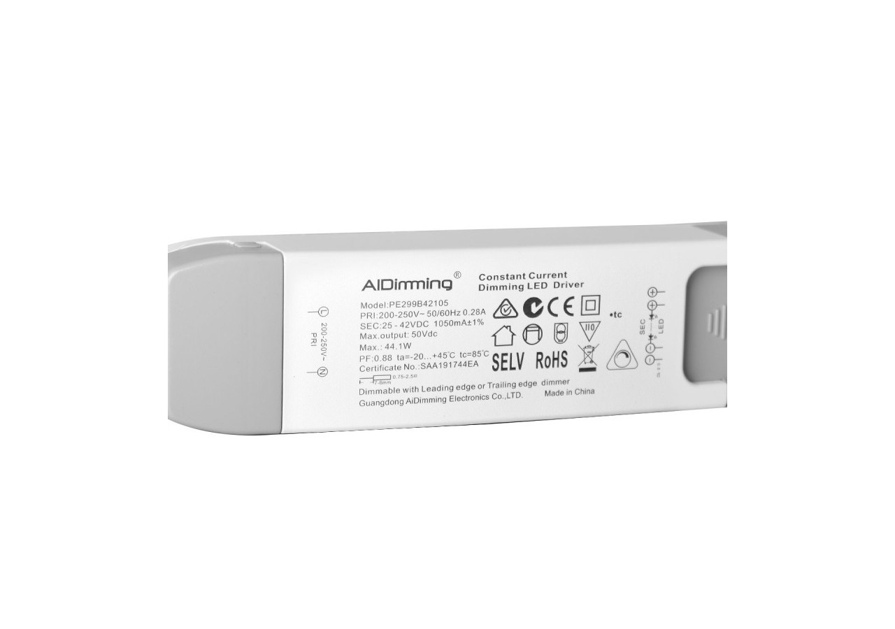 Panneau LED encastrable 120x60-Dimmable TRIAC-72W-UGR19 - K5234-TRIAC-BN - Barcelona LED