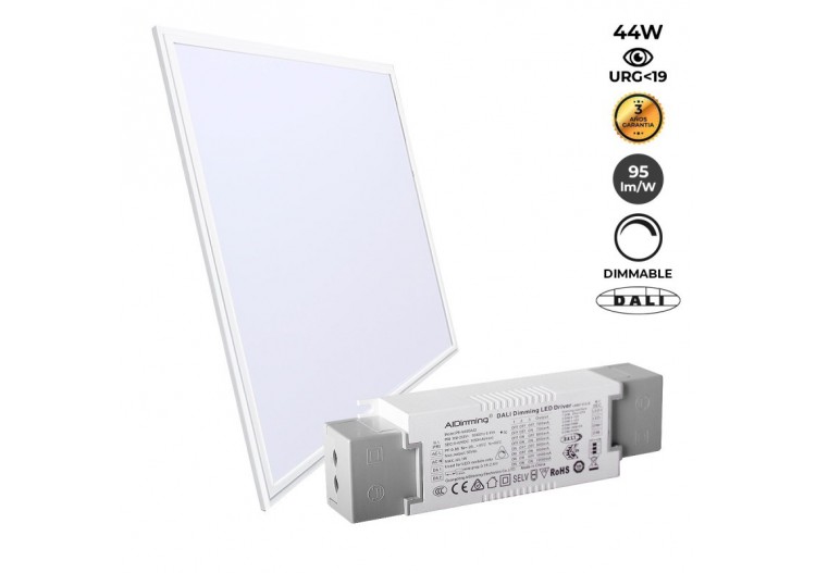 Panneau LED 60x60 encastrable-Dimmable DALI-44W-UGR19 - K5235-DALI-BF - Barcelona LED 2
