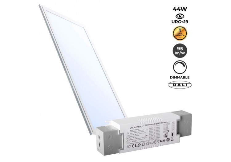 Panneau LED encastrable 120x30-Dimmable DALI-44W-UGR19 - K5236-DALI-BF - Barcelona LED 2
