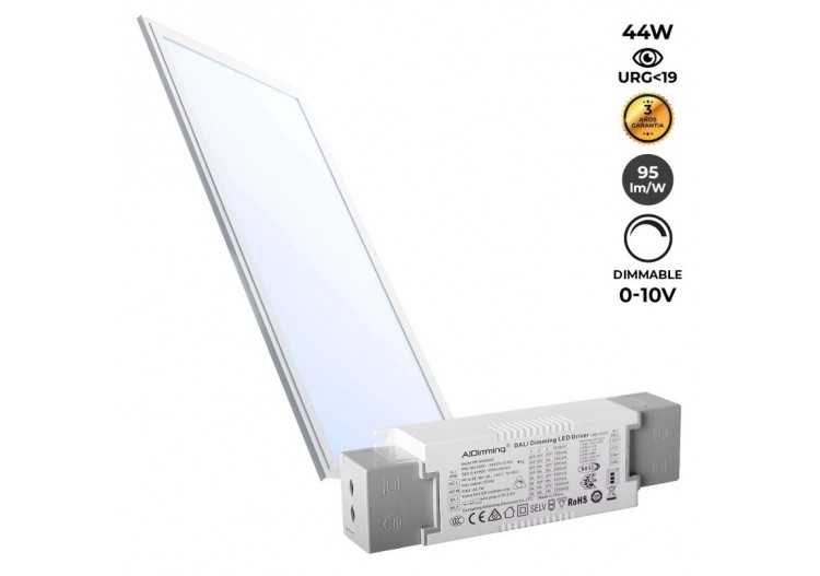 Panneau LED encastrable 120x30-Dimmable 0-10V-44W-UGR19 - K5236-0-10-BF - Barcelona LED 2