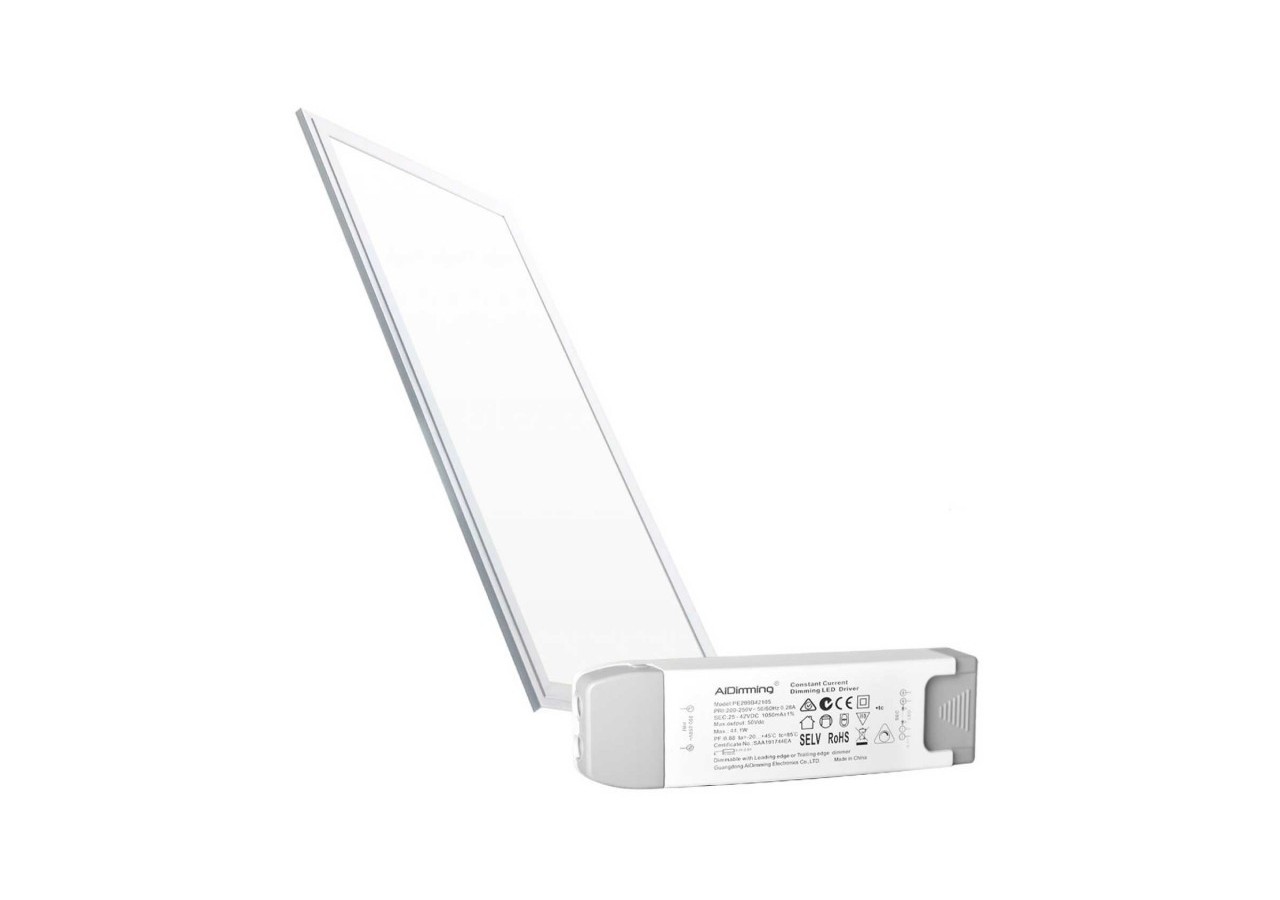 Panneau LED encastrable 120x30-dimmable TRIAC-44W-UGR19 - K5236-TRIAC-BN - Barcelona LED
