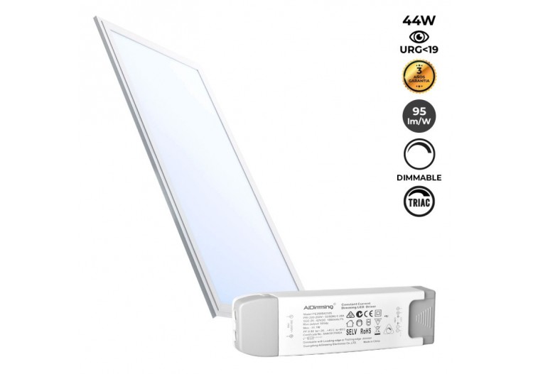 Panneau LED encastrable 120x30-dimmable TRIAC-44W-UGR19 - K5236-TRIAC-BF - Barcelona LED 2